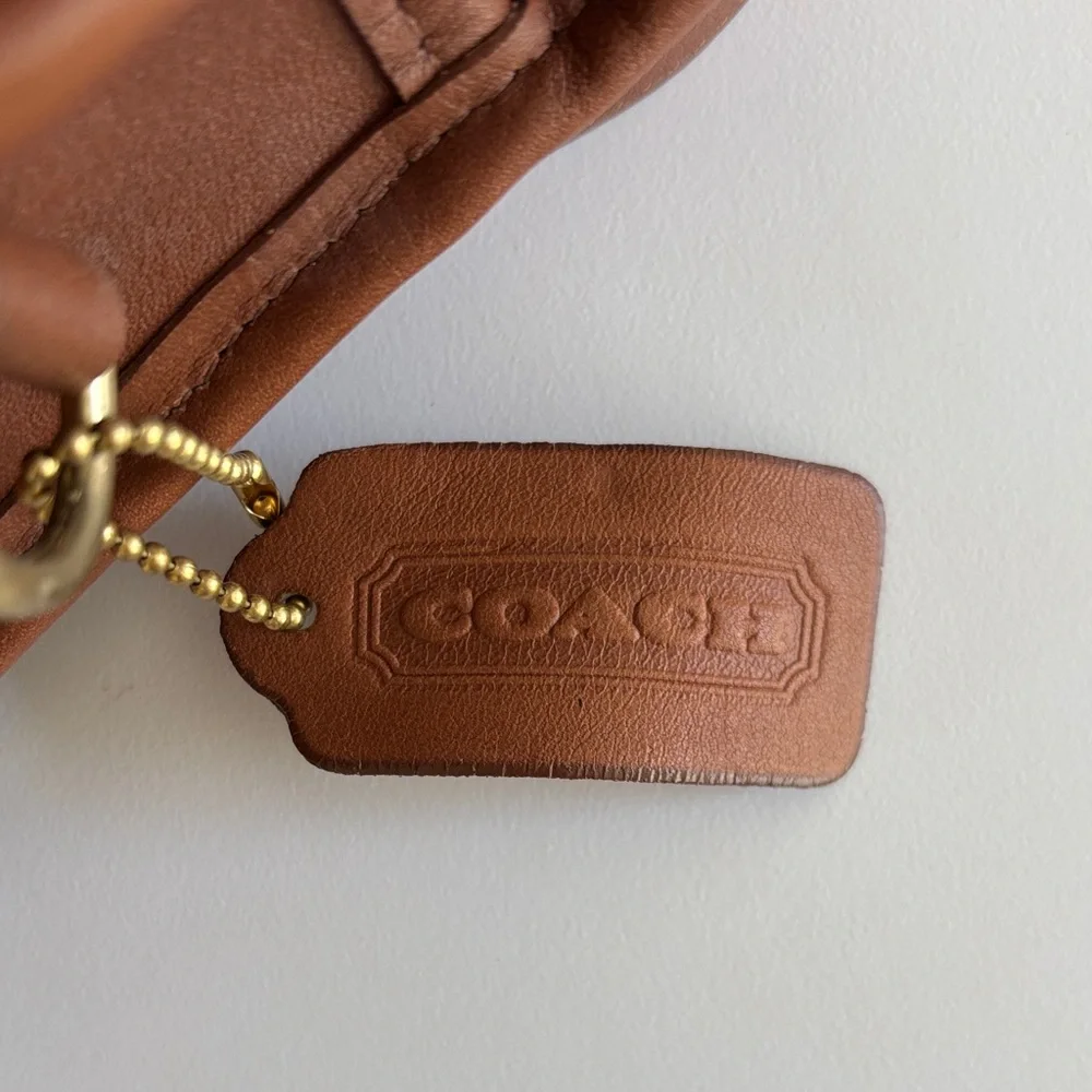 Coach Vintage Brown‎ Leather 9870 Court Crossbody Bag